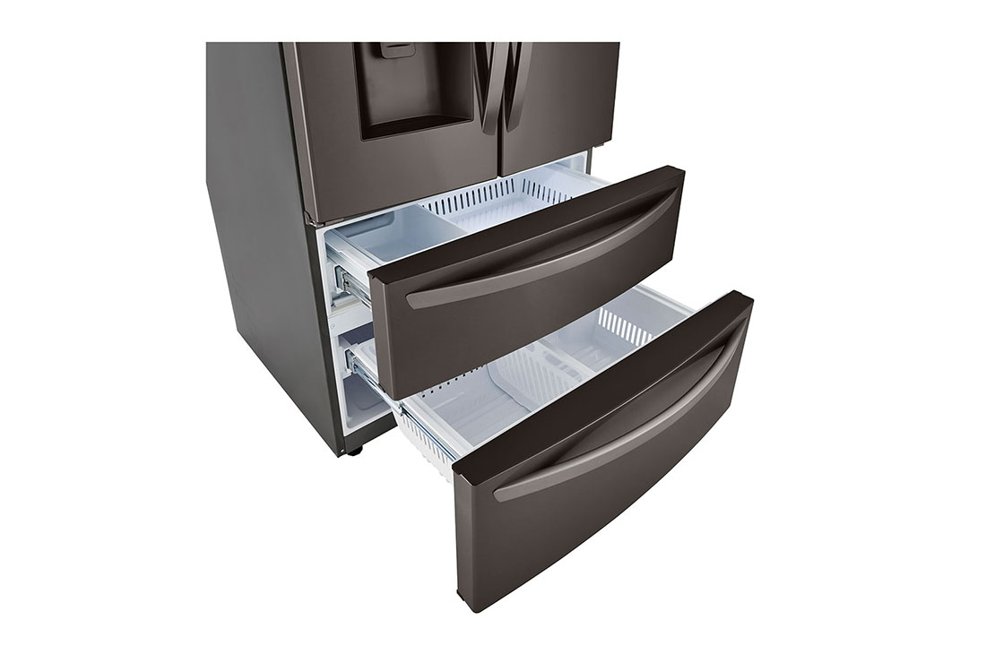LG 28 cu ft. Smart Double Freezer Refrigerator with Craft Ice™, LRMXS2806D, thumbnail 8