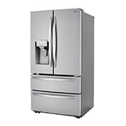 LG 28 cu ft. Smart Double Freezer Refrigerator with Craft Ice™, LRMXS2806S, thumbnail 4
