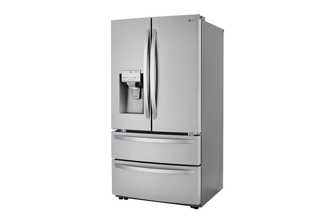 LG 28 cu ft. Smart Double Freezer Refrigerator with Craft Ice™, LRMXS2806S, thumbnail 3