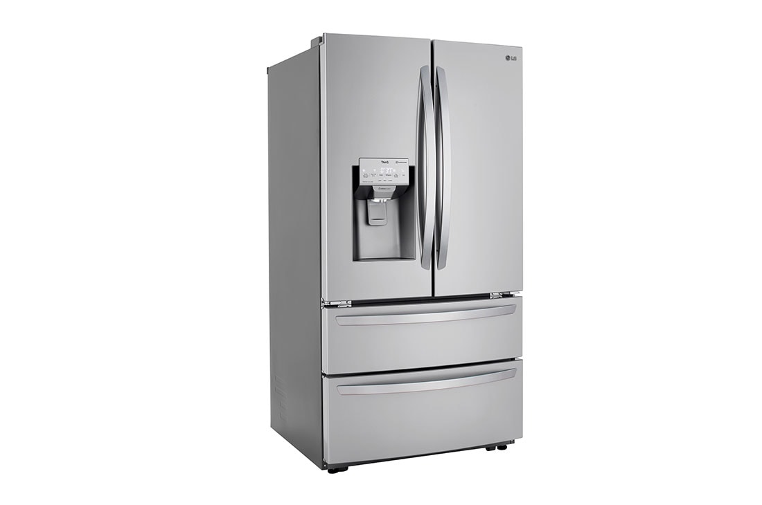 LG 22 cu ft. Smart Counter Depth Double Freezer Refrigerator, LMXC22626S, thumbnail 2