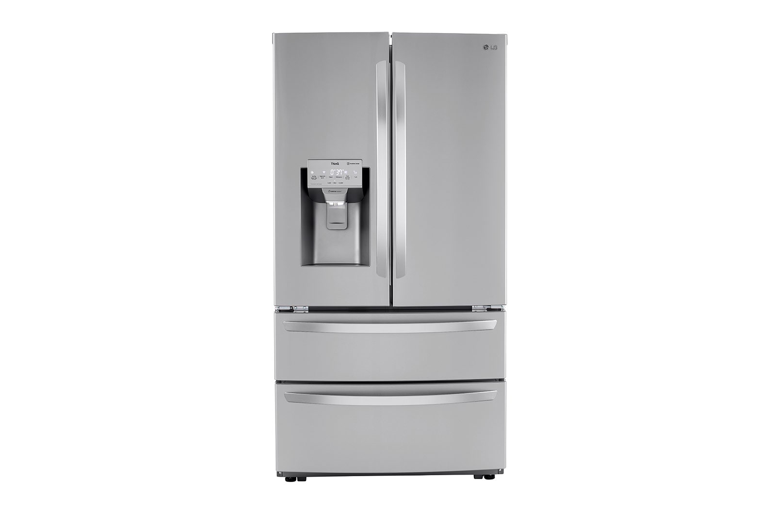 LG LMXC22626S 22 cu ft. Smart Counter Depth Double Freezer