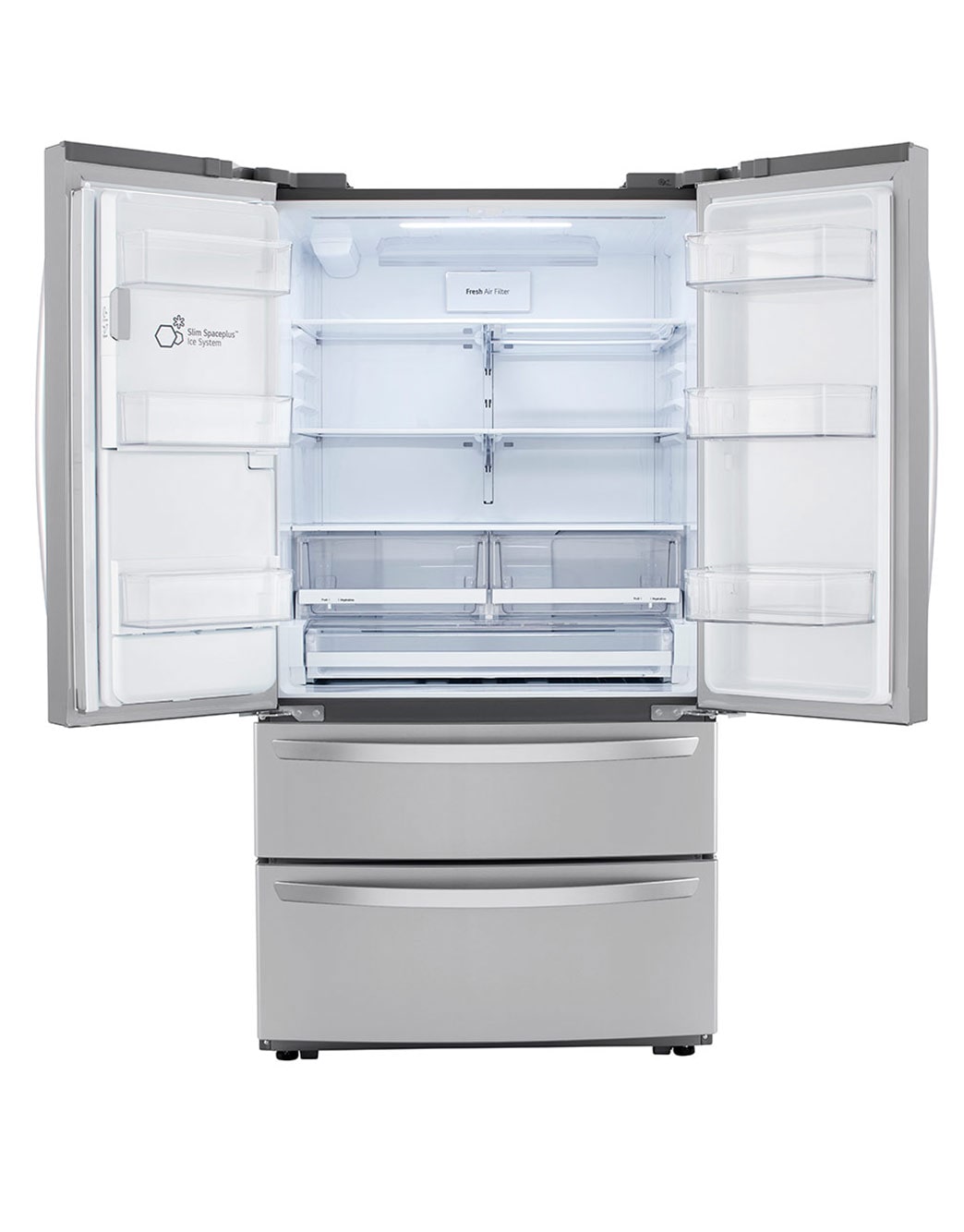 LG 22 cu ft. Smart Counter Depth Double Freezer Refrigerator