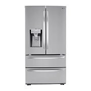 LG 22 cu ft. Smart Counter Depth Double Freezer Refrigerator, LMXC22626S, thumbnail 1