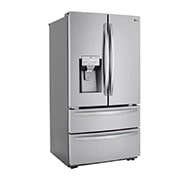 LG 22 cu ft. Smart Counter Depth Double Freezer Refrigerator, LMXC22626S, thumbnail 2
