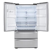LG 22 cu ft. Smart Counter Depth Double Freezer Refrigerator, LMXC22626S, thumbnail 4