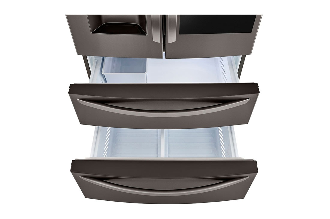 LG 28 cu ft. Smart InstaView® Door-in-Door® Double Freezer Refrigerator with Craft Ice™, LRMVS2806D, thumbnail 8