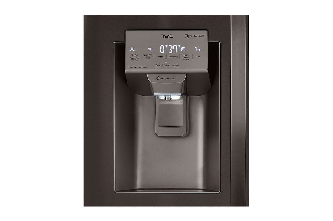 28 cu ft. Smart InstaView Door in Door Double Freezer Refrigerator with Craft Ice