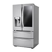 LG 28 cu ft. Smart InstaView® Door-in-Door® Double Freezer Refrigerator with Craft Ice™, LRMVS2806S, thumbnail 3
