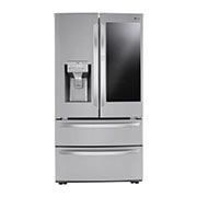 LG 28 cu ft. Smart InstaView® Door-in-Door® Double Freezer Refrigerator with Craft Ice™, LRMVS2806S, thumbnail 4