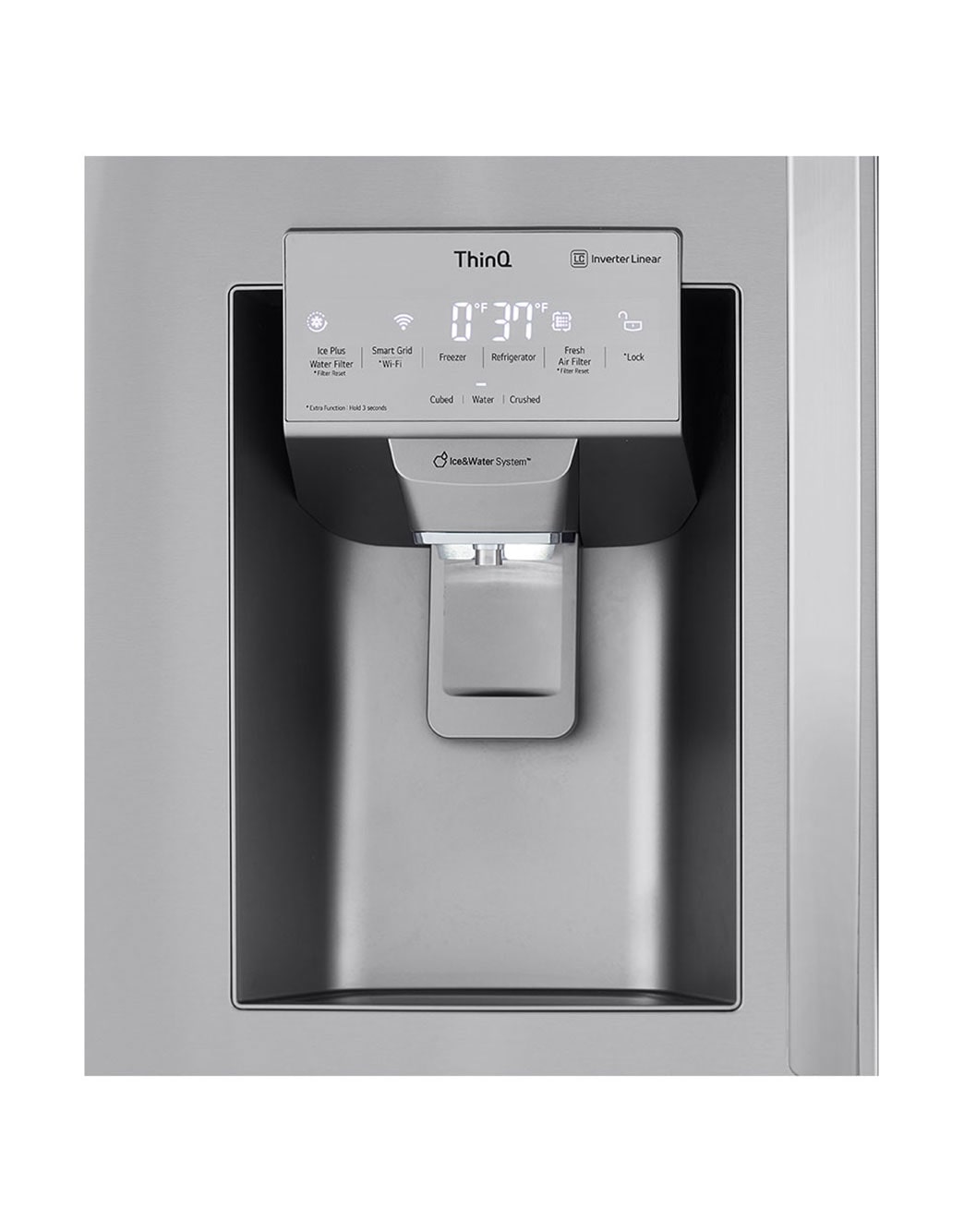 LG LRMVS2806S 28 cu ft. Smart InstaView® DoorinDoor® Double Freezer