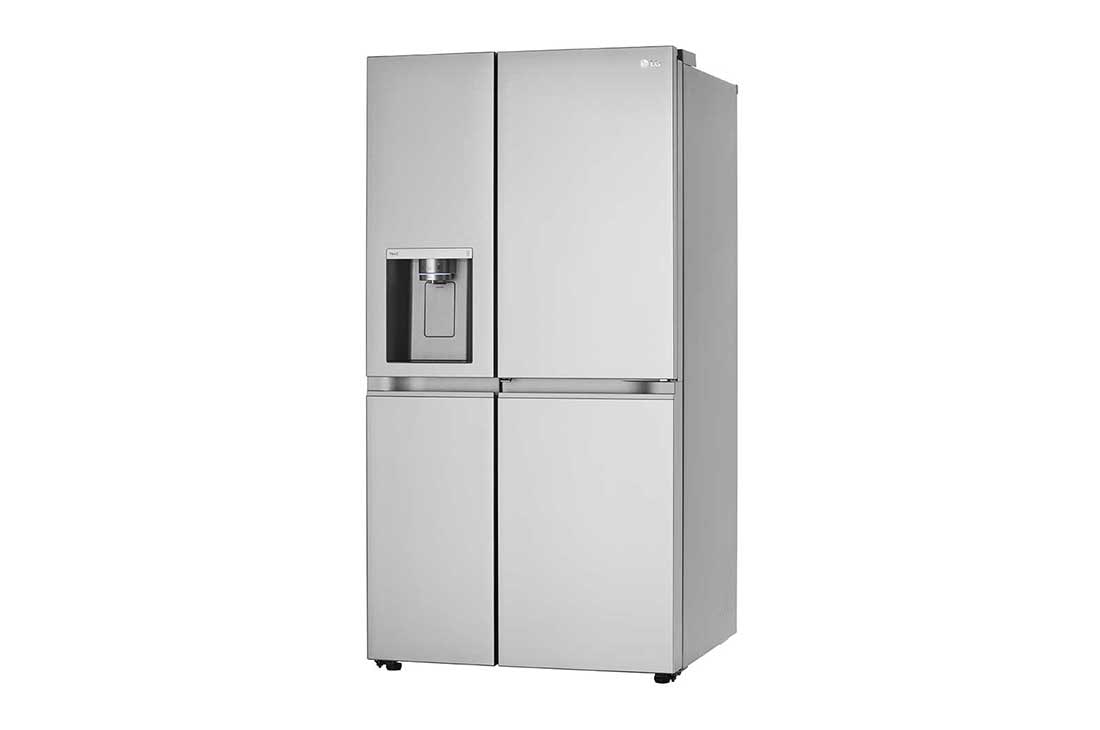 black side by side refrigerator in stock