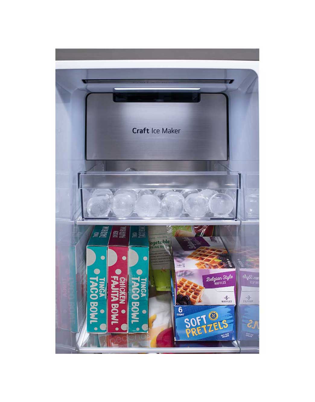 LG 27 cu. ft. SideBySide DoorinDoor® Refrigerator with Craft Ice