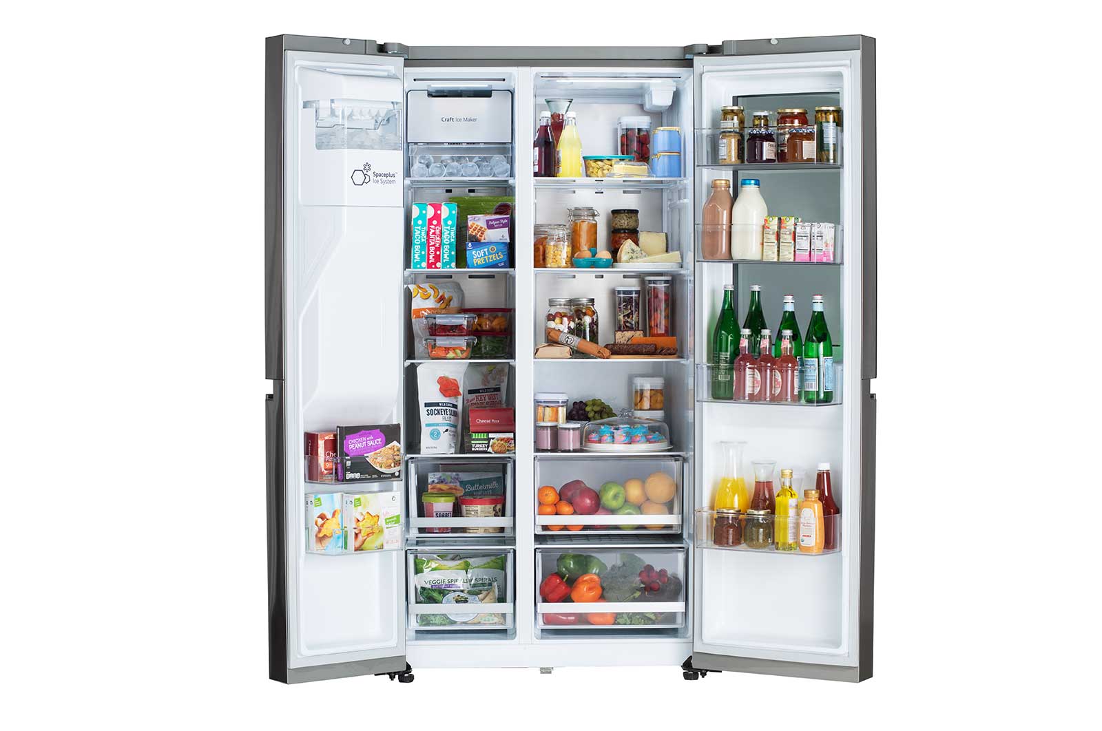 LG 27 cu. ft. SideBySide DoorinDoor® Refrigerator with Craft Ice