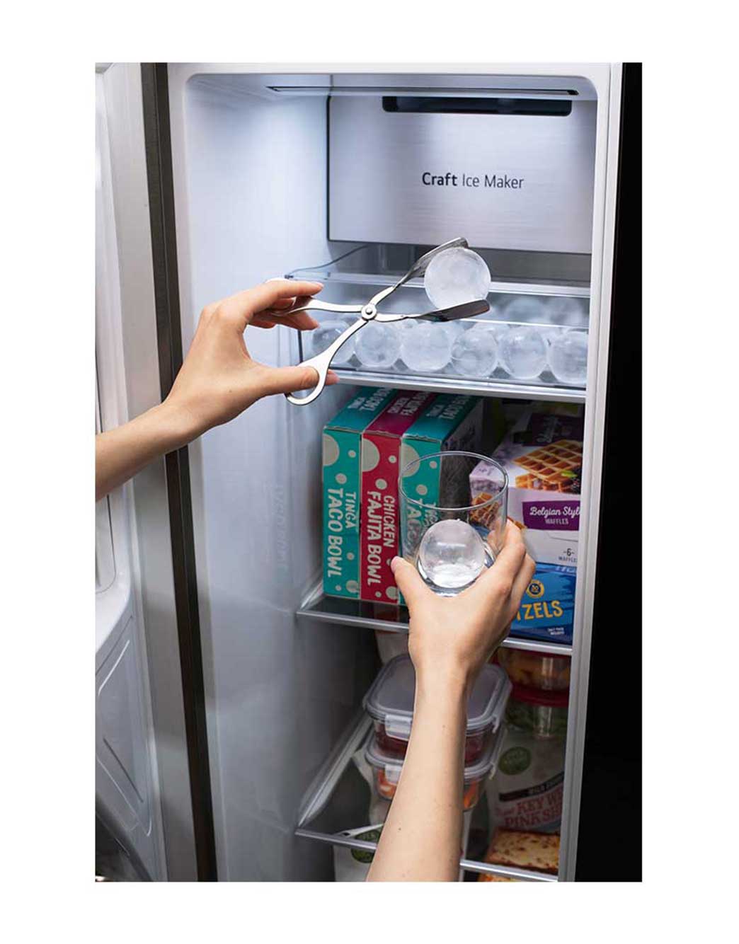 lg side by side door refrigerator temperature setting
