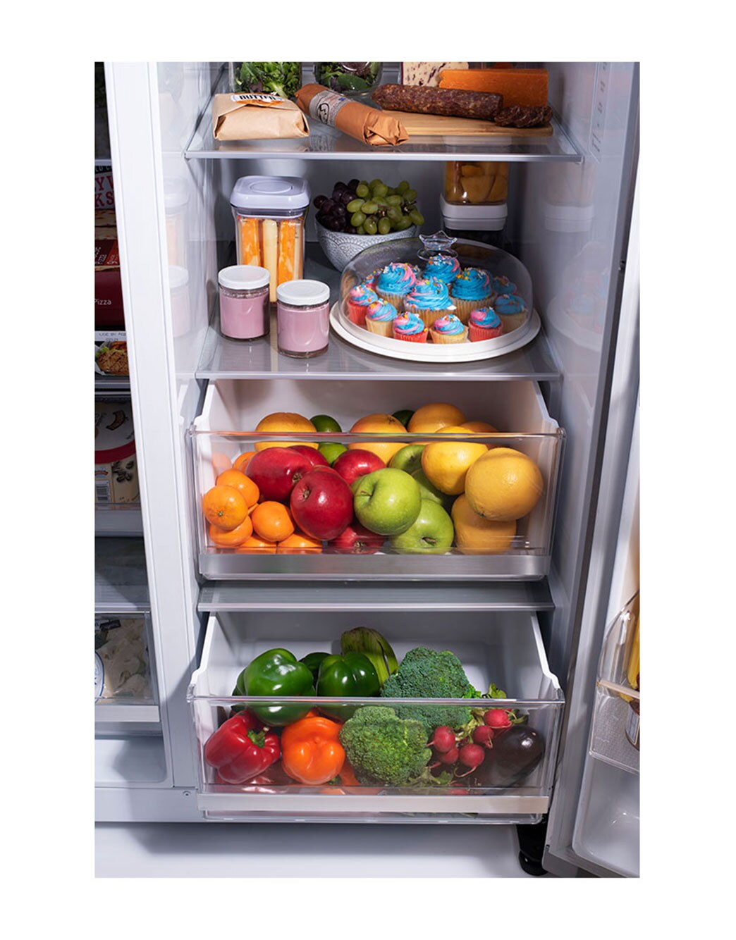 LG LRSOS2706S 27 cu. ft. SideBySide InstaView™ Refrigerator LG USA