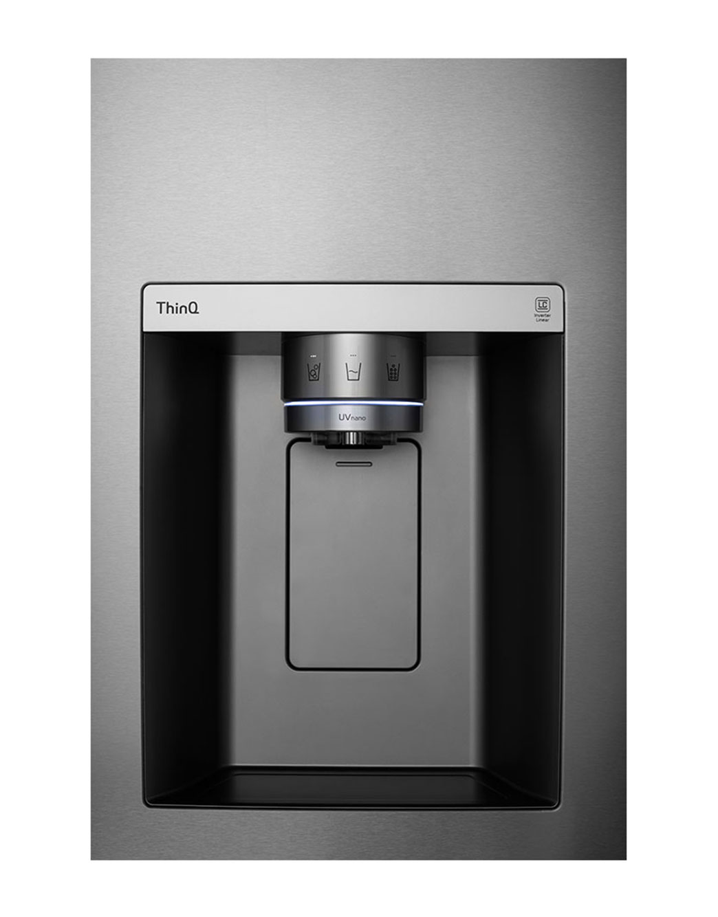 LG LRSOS2706S 27 cu. ft. SideBySide InstaView™ Refrigerator LG USA