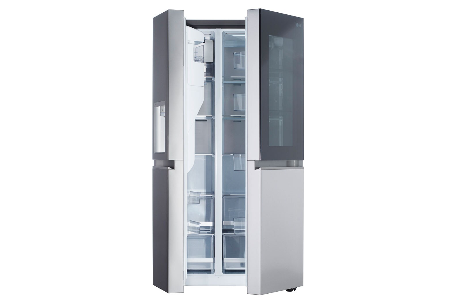 LG 27 cu. ft. SideBySide InstaView™ Refrigerator (LRSOS2706S) LG USA