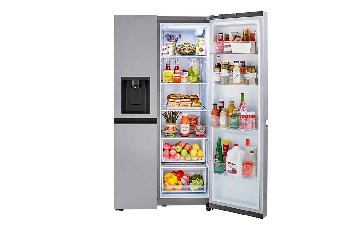 LG 27 cu. ft. Side-by-Side Refrigerator with Smooth Touch Ice Dispenser, LRSXS2706V, thumbnail 5