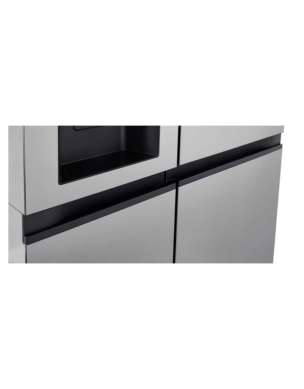 LG 27 cu. ft. SidebySide Refrigerator with Smooth Touch Ice Dispenser
