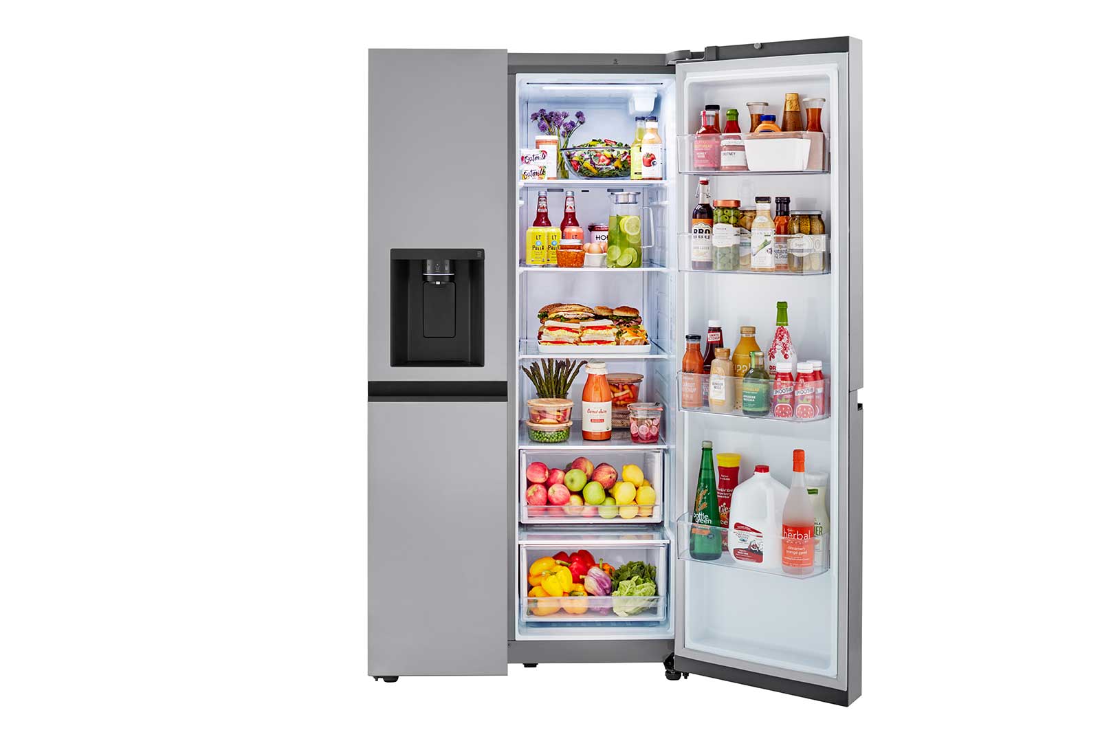 LG 27 cu. ft. SidebySide Refrigerator with Smooth Touch Ice Dispenser (LRSXS2706V) LG USA