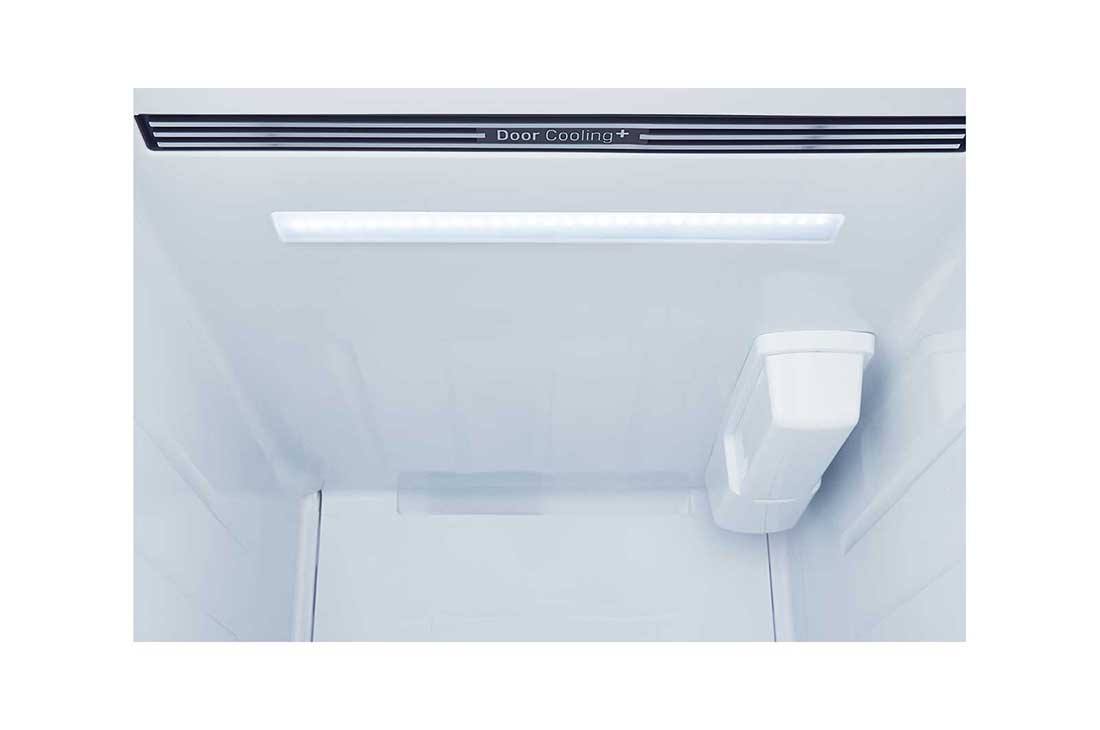 LG 27 cu. ft. Side-by-Side Refrigerator with Smooth Touch Ice Dispenser, LRSXS2706S, thumbnail 6