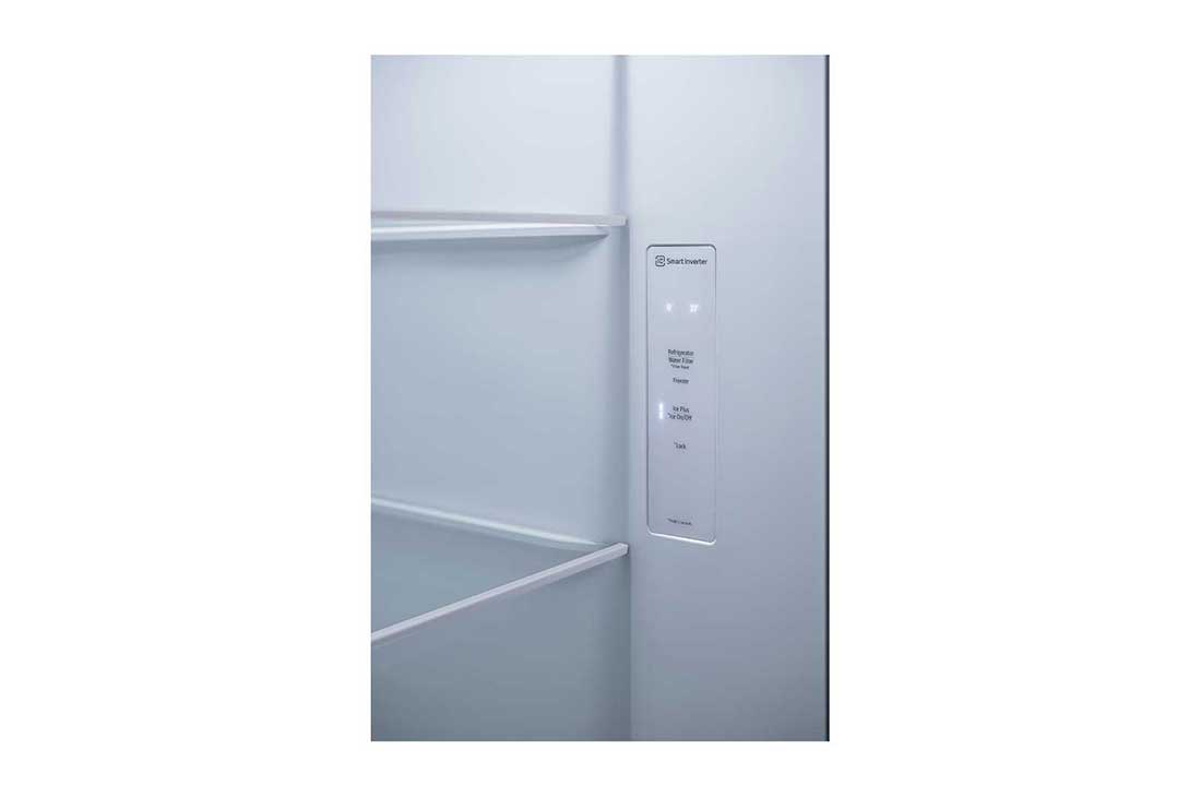 LG 27 cu. ft. Side-by-Side Refrigerator with Smooth Touch Ice Dispenser, LRSXS2706S, thumbnail 7