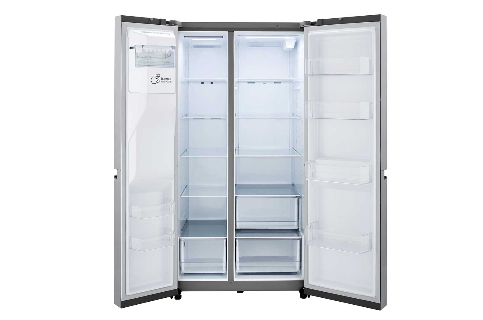 LG LRSXS2706S 27 Cu Ft Side by Side Refrigerator With Smooth Touch 