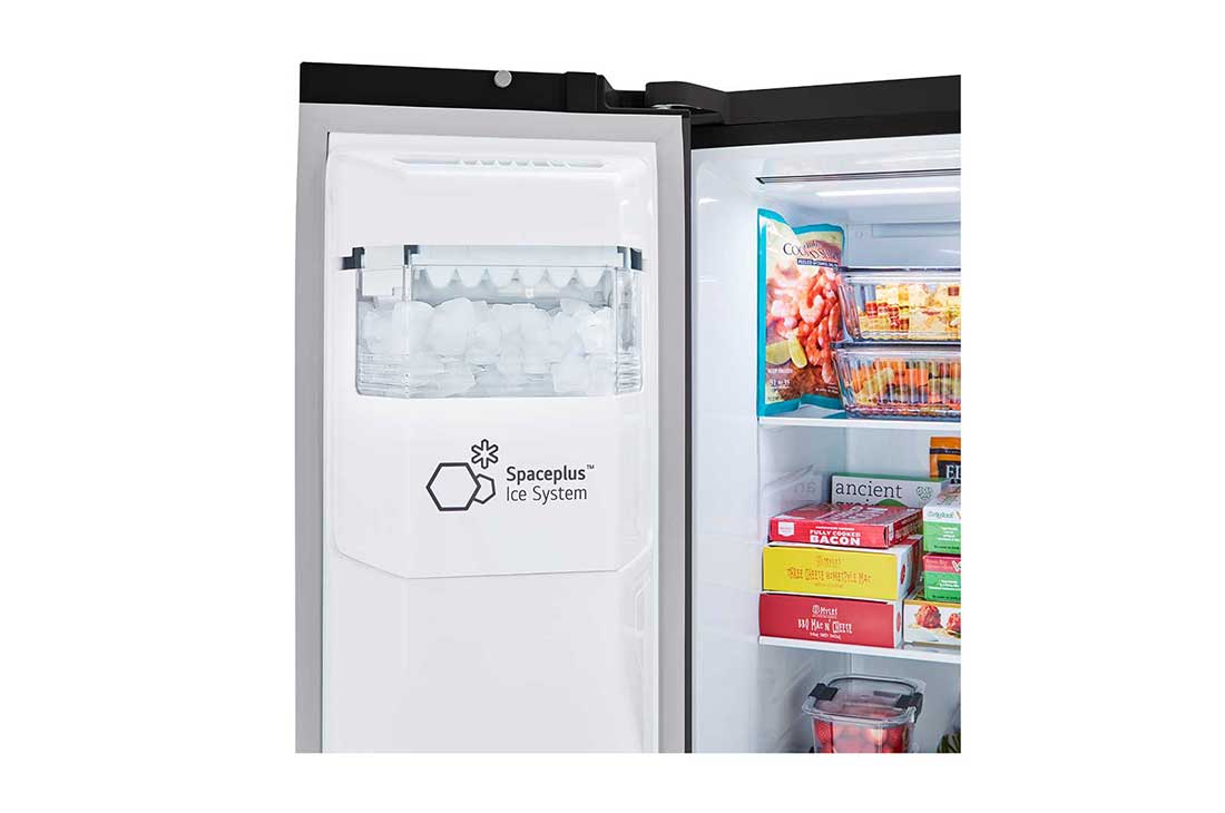 LG 27 cu. ft. Side-by-Side Refrigerator with Smooth Touch Ice Dispenser, LRSXS2706B, thumbnail 6