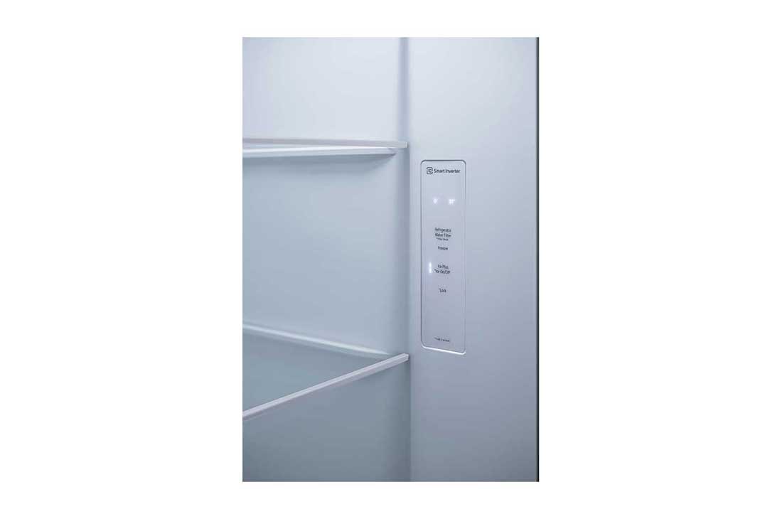 LG 27 cu. ft. Side-by-Side Refrigerator with Smooth Touch Ice Dispenser, LRSXS2706B, thumbnail 7