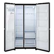 LG 27 cu. ft. Side-by-Side Refrigerator with Smooth Touch Ice Dispenser, LRSXS2706B, thumbnail 4