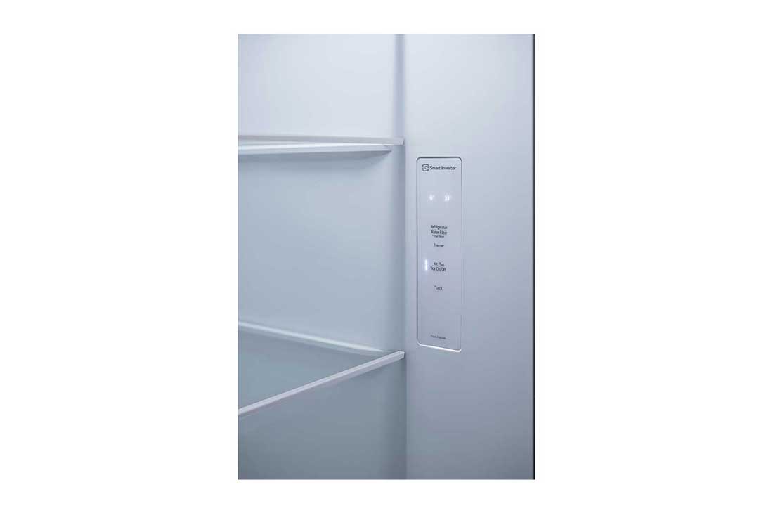 LG 27 cu. ft. Side-by-Side Refrigerator with Smooth Touch Ice Dispenser, LRSXS2706W, thumbnail 7