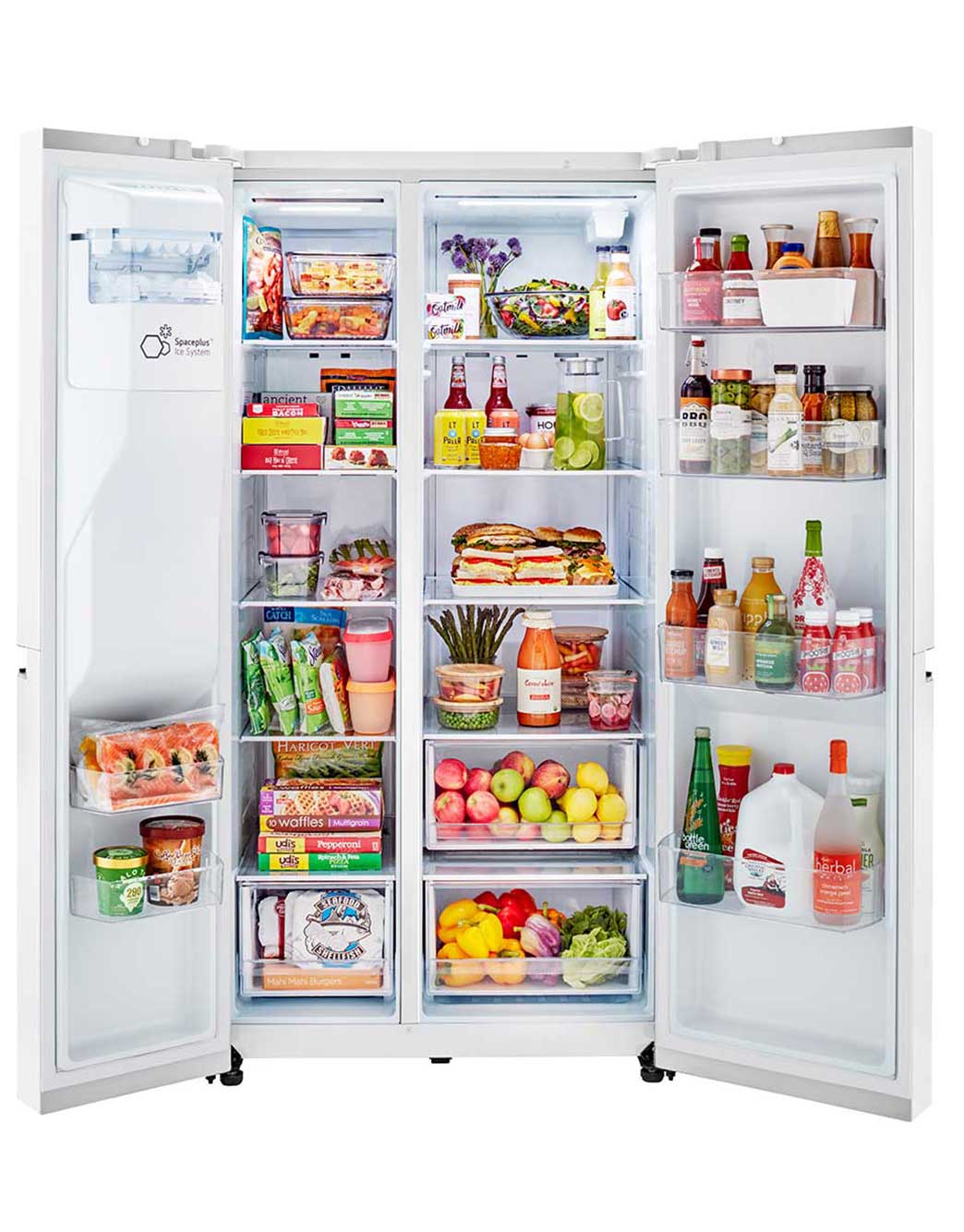 LG LRSXS2706W 27 cu. ft. SidebySide Refrigerator with Smooth Touch Ice Dispenser LG USA