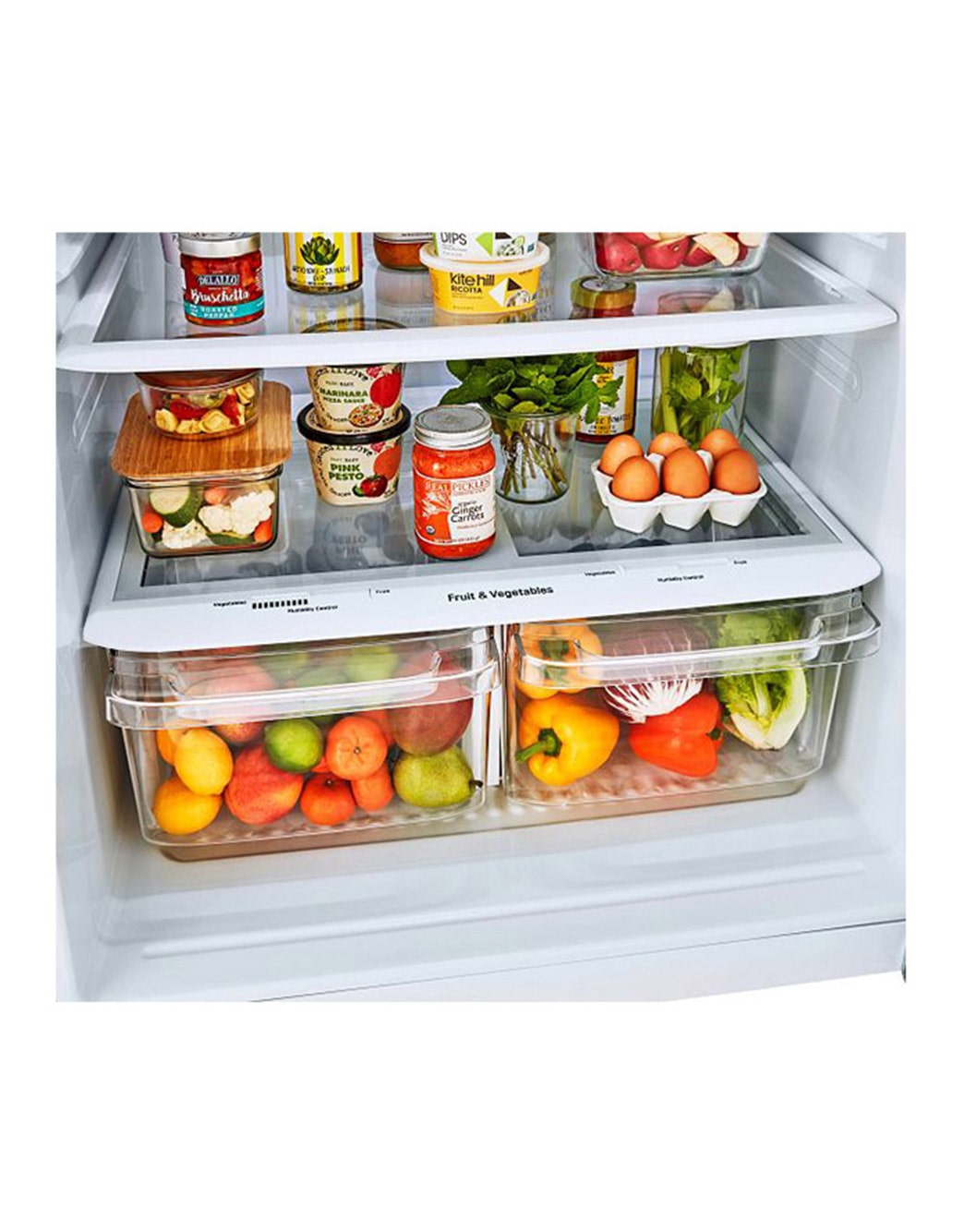 LG 24 cu. ft. Top Freezer Refrigerator (LRTLS2403S) LG USA