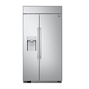 LG STUDIO 26 cu. ft. Smart Side-by-Side Built-In Refrigerator with Ice & Water Dispenser, SRSXB2622S, SRSXB2622S, thumbnail 1