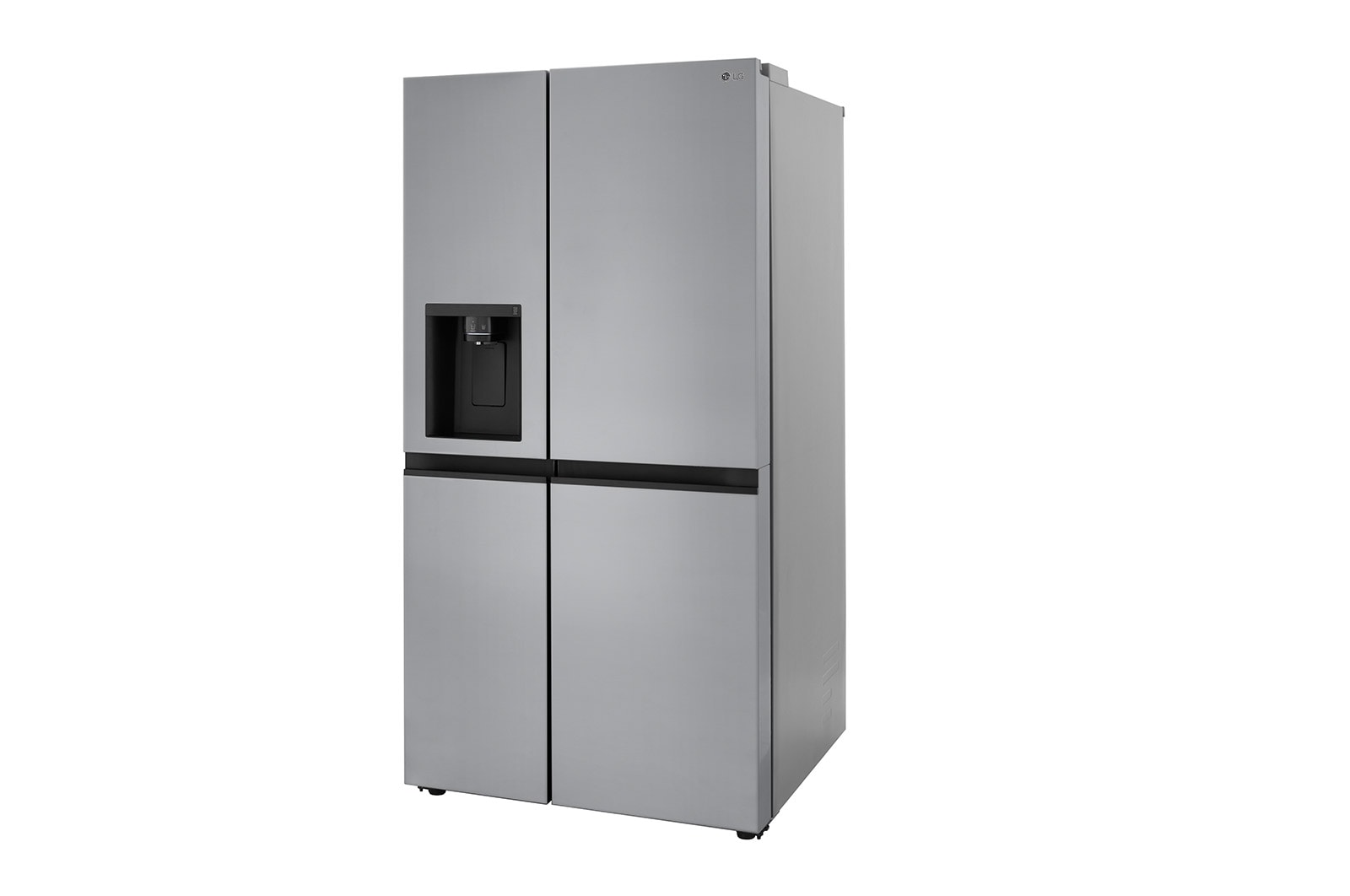 LG 23 cu. ft. SidebySide CounterDepth Refrigerator with Smooth Touch Dispenser (LRSXC2306S