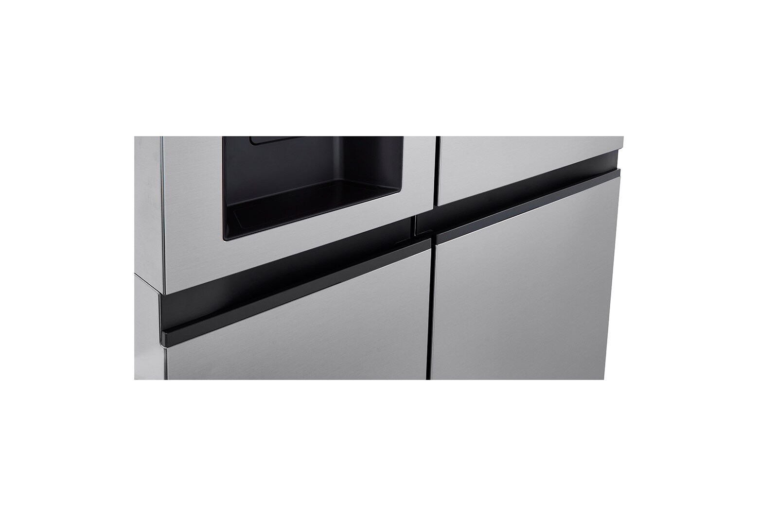 LG 23 cu. ft. SidebySide CounterDepth Refrigerator with Smooth Touch
