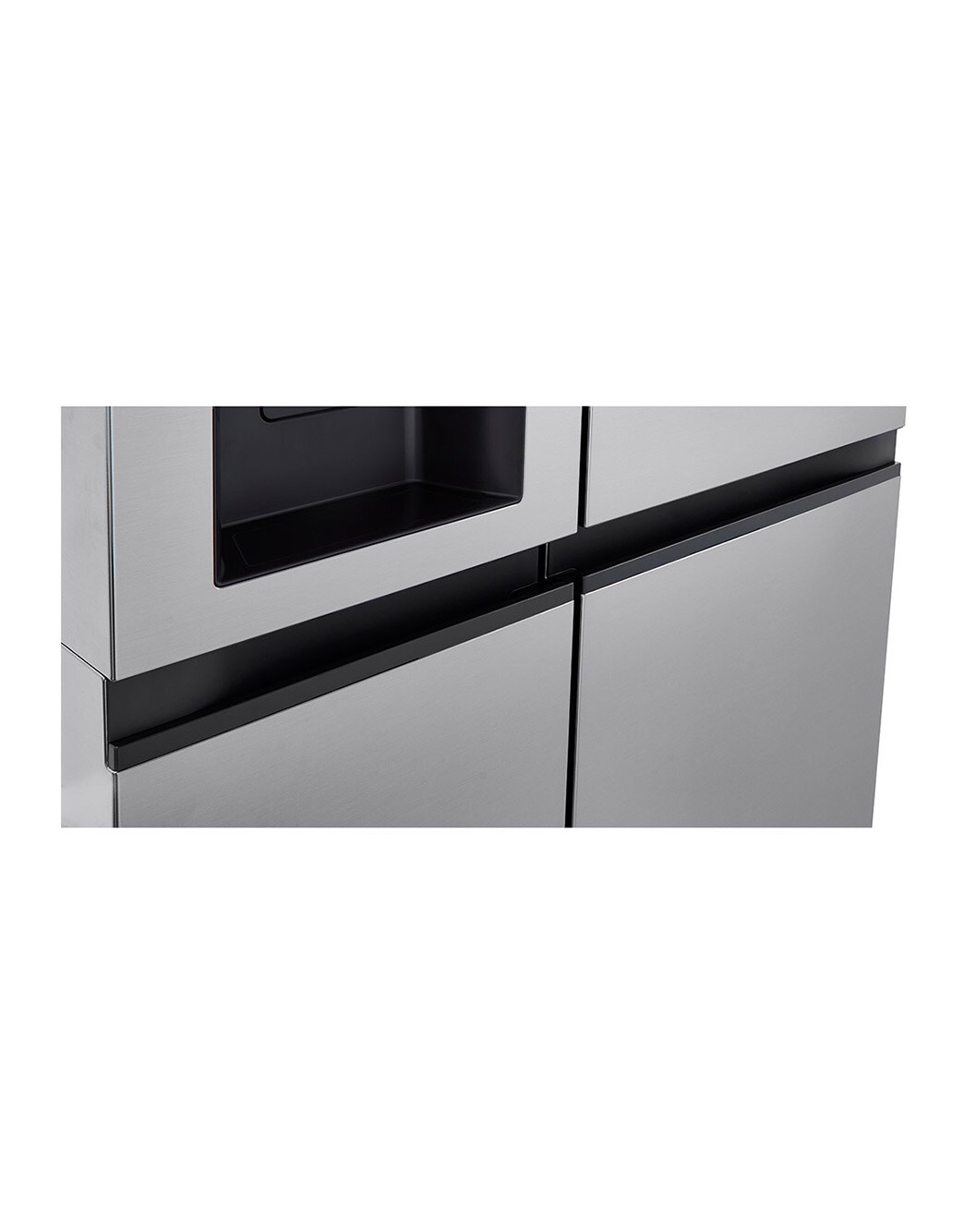 LG 23 cu. ft. SidebySide CounterDepth Refrigerator with Smooth Touch Dispenser (LRSXC2306S