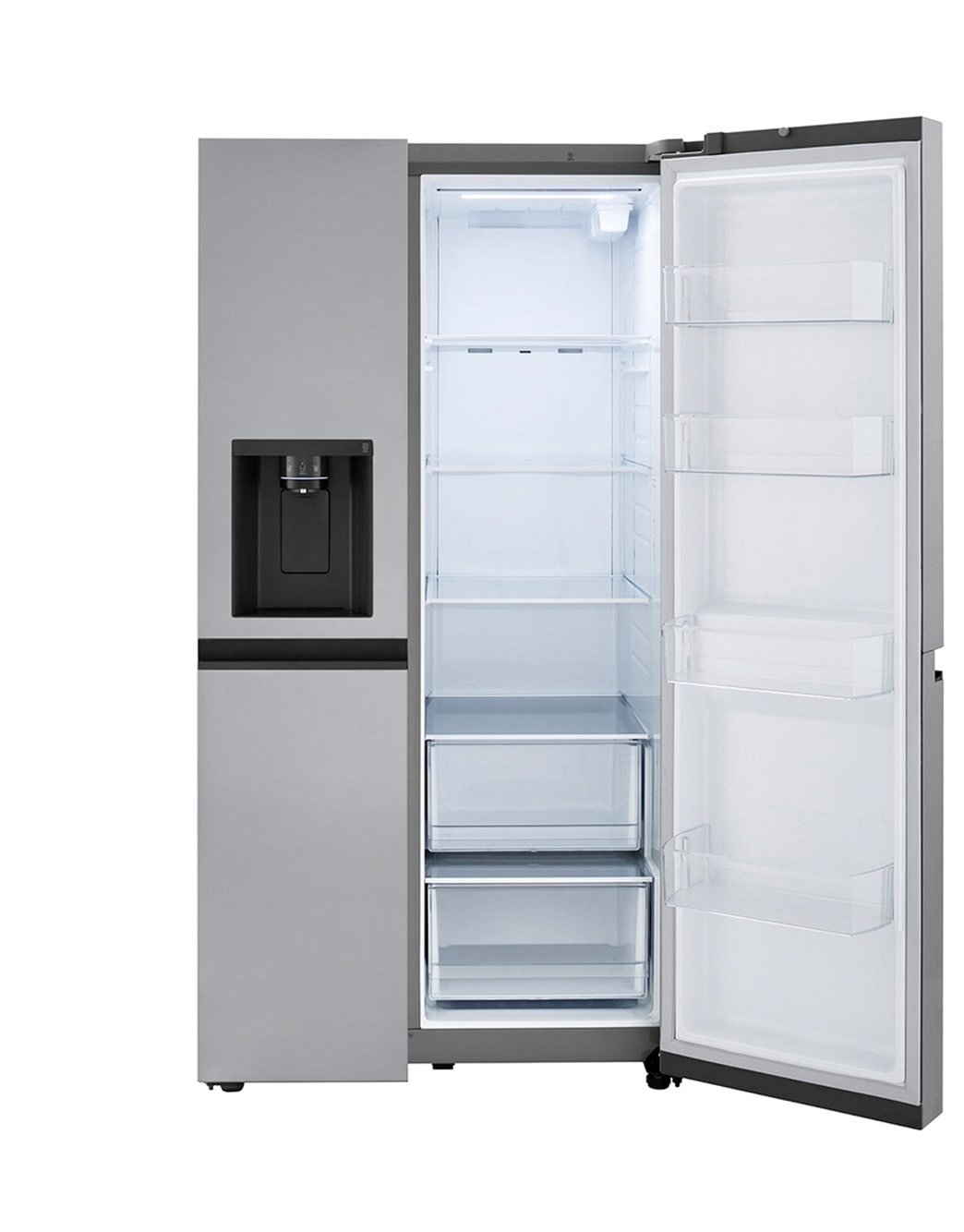 LG 23 cu. ft. SidebySide CounterDepth Refrigerator with Smooth Touch