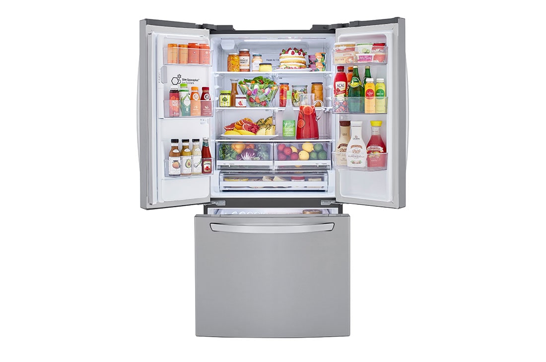 LG 25 cu. ft. Smart French Door Refrigerator with Craft Ice™, LRFXS2513S, LRFXS2513S, thumbnail 3