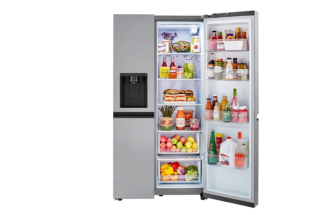 LG 23 cu. ft. SidebySide CounterDepth Refrigerator with Smooth Touch Dispenser (LRSXC2306V