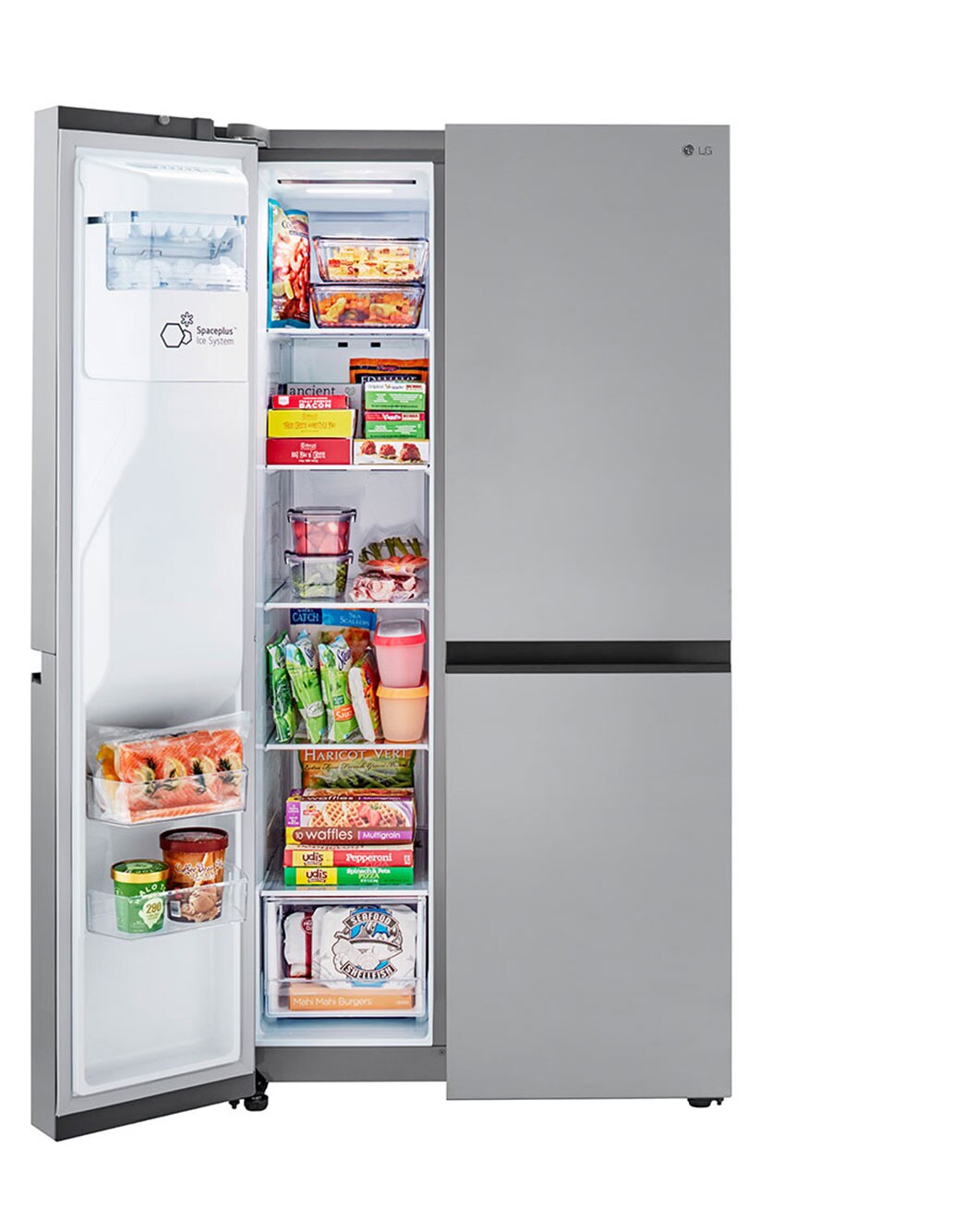 LG 23 cu. ft. SidebySide CounterDepth Refrigerator with Smooth Touch