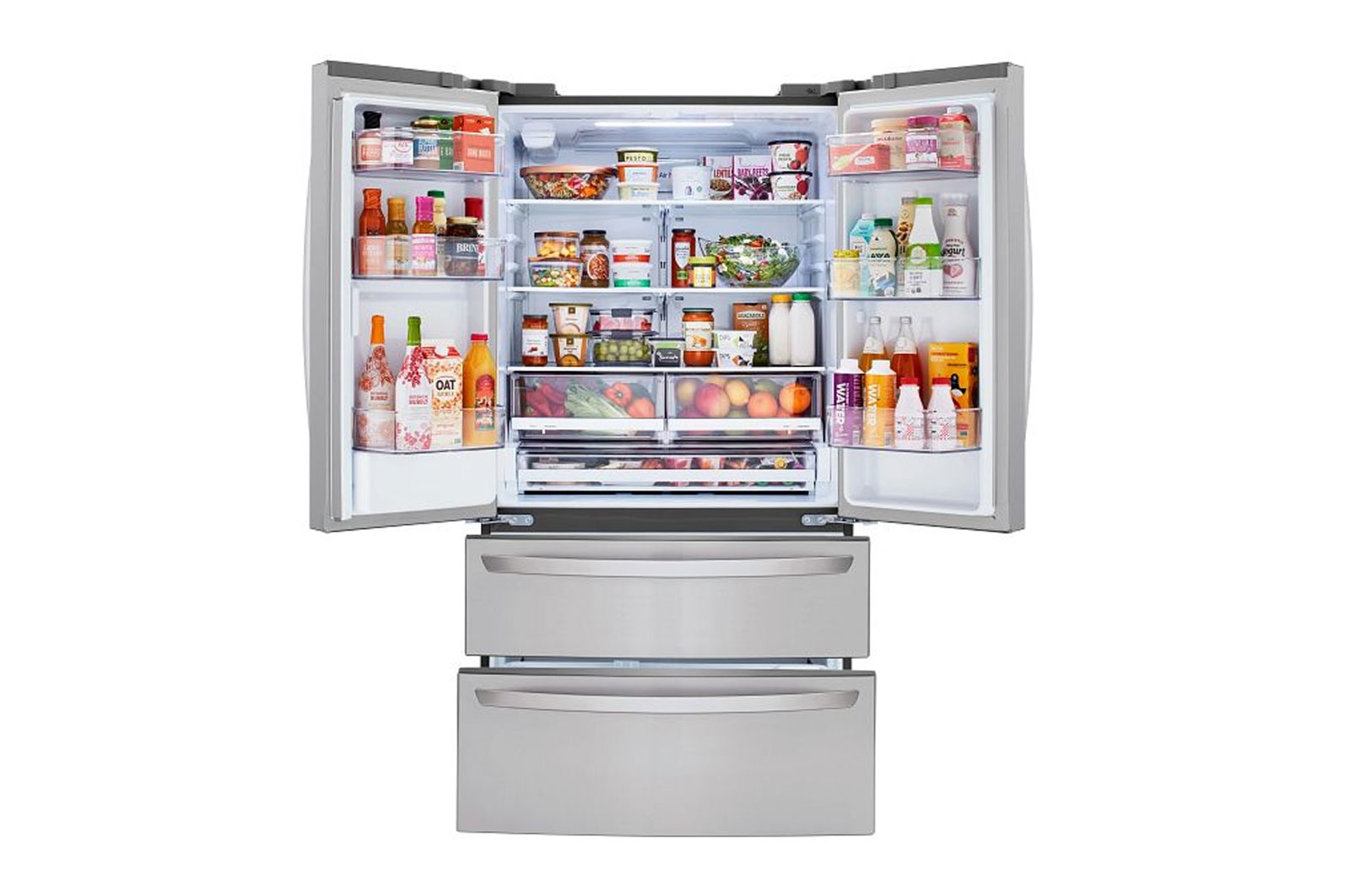 LG 29 cu. ft. French Door Refrigerator with Slim Design Water Dispenser