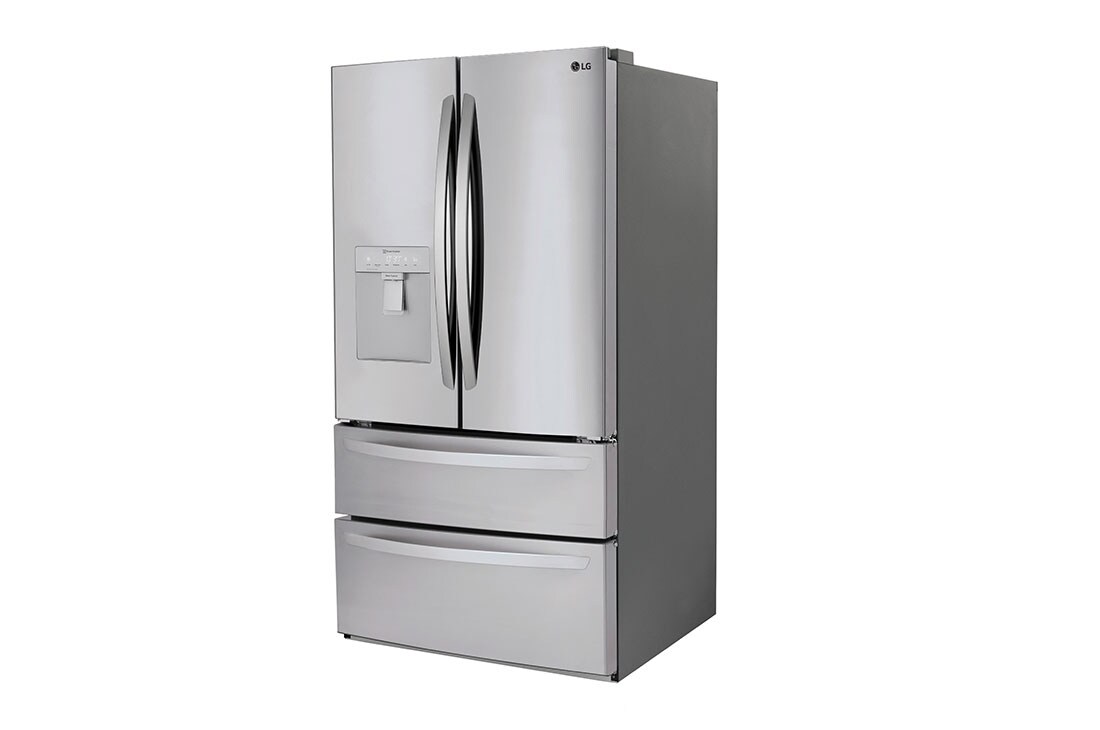 LG  29 cu. ft. French Door Refrigerator with Slim Design Water Dispenser, LRMWS2906S, thumbnail 3