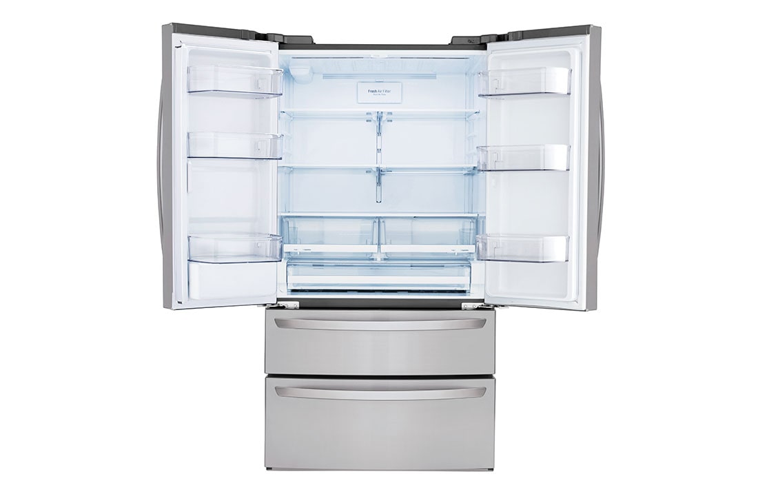 LG  29 cu. ft. French Door Refrigerator with Slim Design Water Dispenser, LRMWS2906S, thumbnail 4