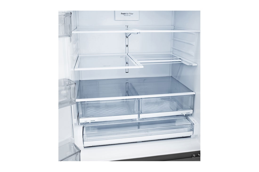 LG  29 cu. ft. French Door Refrigerator with Slim Design Water Dispenser, LRMWS2906S, thumbnail 6