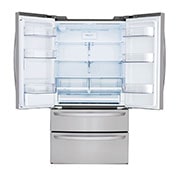 LG  29 cu. ft. French Door Refrigerator with Slim Design Water Dispenser, LRMWS2906S, thumbnail 4