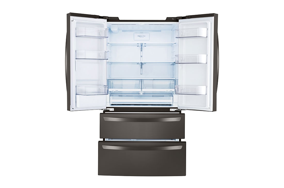 LG  29 cu. ft. French Door Refrigerator with Slim Design Water Dispenser, LRMWS2906D, thumbnail 4