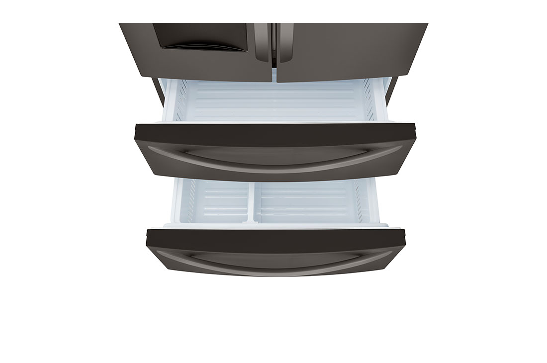 LG  29 cu. ft. French Door Refrigerator with Slim Design Water Dispenser, LRMWS2906D, thumbnail 8