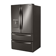 LG  29 cu. ft. French Door Refrigerator with Slim Design Water Dispenser, LRMWS2906D, thumbnail 3