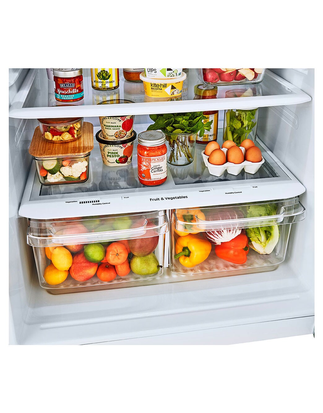 LG 24 cu. ft. Top Freezer Refrigerator (LHTNS2403S) LG USA